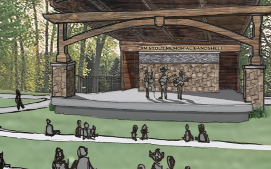 New Heritage Park Bandshell Takes Shape in Coldwater