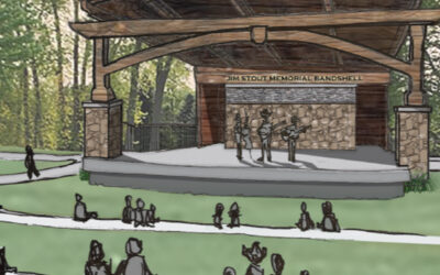 New Heritage Park Bandshell Takes Shape in Coldwater